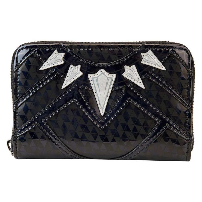 Image of Loungefly Zip Around Purse Black Panther Shine Cosplay new Official Black unisex