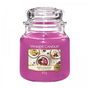 Image of Yankee Candle Exotic Acai Bowl Medium Candle 411g