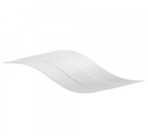 Image of Wall Light Wave 6W LED 3000K Matt White, 215lm,