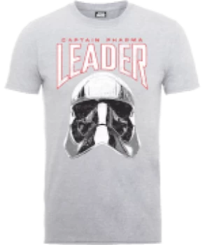 Image of Star Wars The Last Jedi Captain Phasma Mens Grey T-Shirt - S - Grey