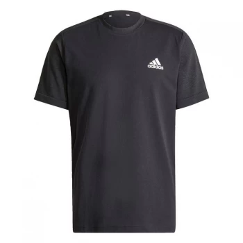 Image of adidas Z.N.E. Sportswear Aeroknit T-Shirt Mens - Black
