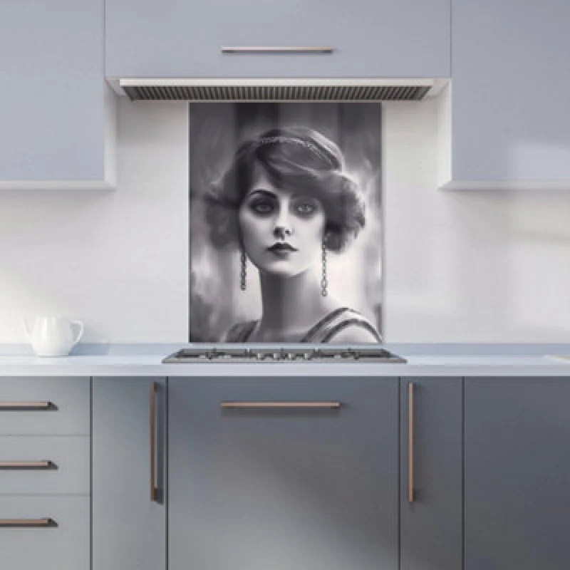Image of Warren Reed Designer Edwardian Showgirl Kitchen Splashback