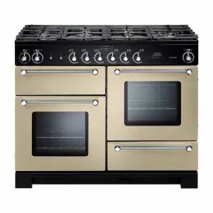 Image of Rangemaster KCH110NGFCRC 116700 KITCHENER 110cm Gas Range Cooker CreamChrome