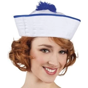 Image of Navy Ahoy Hat (White/Blue)