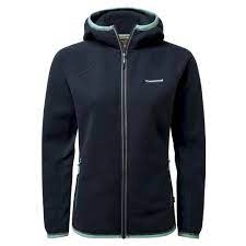 Image of Craghoppers Blue Mannix Hooded Fleece Jacket - 8