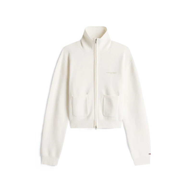 Image of Tommy Jeans TJ Cozy Script Crdi Ld61 Ancient White female 10 (S)