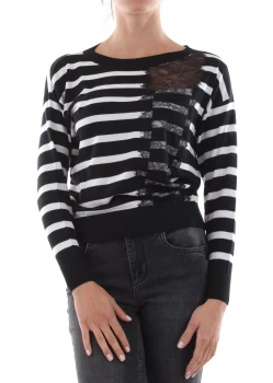 Image of GUESS Sweaters Women Black Multitessuto - Multifabric