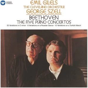 Image of Beethoven - Beethoven: The Five Piano Concertos Piano Variations Vinyl