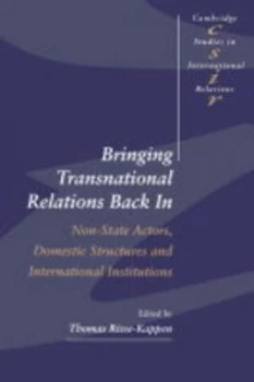 Image of Bringing Transnational Relations Back in by Thomas Risse-Kappen Hardback