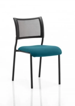 Image of Brunswick Bespoke Seat Black Frame Maringa Teal