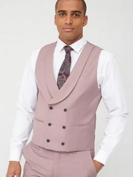 Image of Skopes Double Breasted Sultano Waistcoat - Mink
