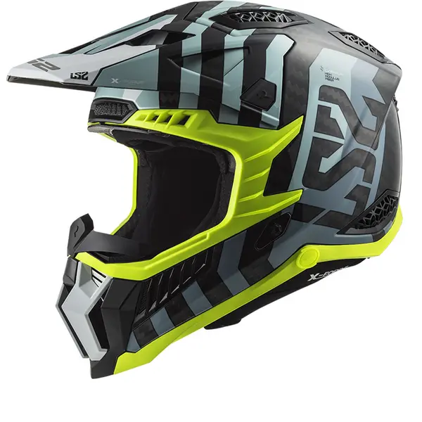 Image of LS2 MX703 C X-Force Barrier Sky Blue Offroad Helmet Size M