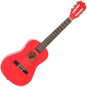 Image of Encore 1/2 Size Junior Acoustic Guitar Outfit - Metallic Red