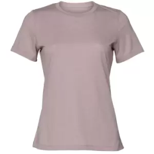 Image of Bella + Canvas Womens/Ladies Heather Relaxed Fit T-Shirt (S) (Pink Gravel)