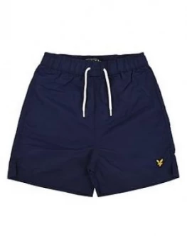 Image of Lyle & Scott Boys Classic Swim Shorts - Navy, Size Age: 12-13 Years