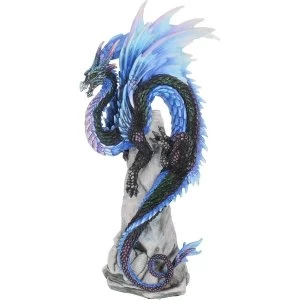 Image of Sapphire Sentinel Dragon Statue