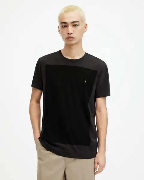 Image of AllSaints Lobke Crew Neck Ramskull T-Shirt