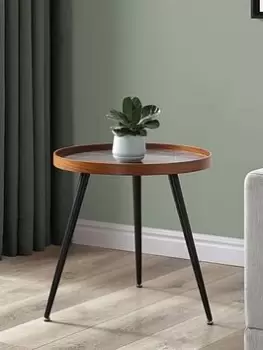 Image of Jual Siena Lamp Table - Black/Walnut