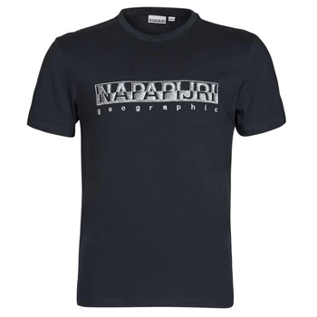 Image of Napapijri SALLAR SS mens T shirt in Blue - Sizes XXL,M,XL
