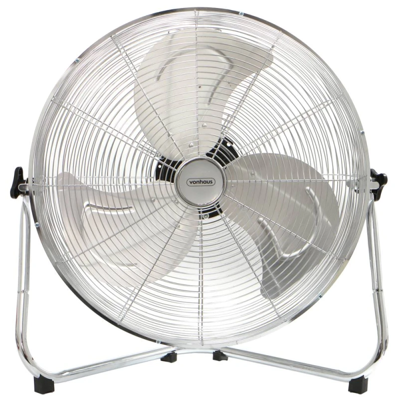 Image of Vonhaus Floor Fan 20 Inch, Portable Electric Cooling Fan For Any Space, Cools Home, Gym, Office, Bedrooms & More With 3 Speeds