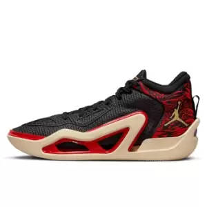 Image of Jordan Tatum 1 Zoo, Black/Metallic Gold-University Red-Beach, size: 9+, Male, Basketball Performance, DX5572-001