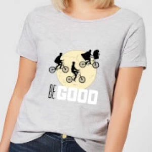 Image of ET Be Good Moon Womens T-Shirt - Grey - M