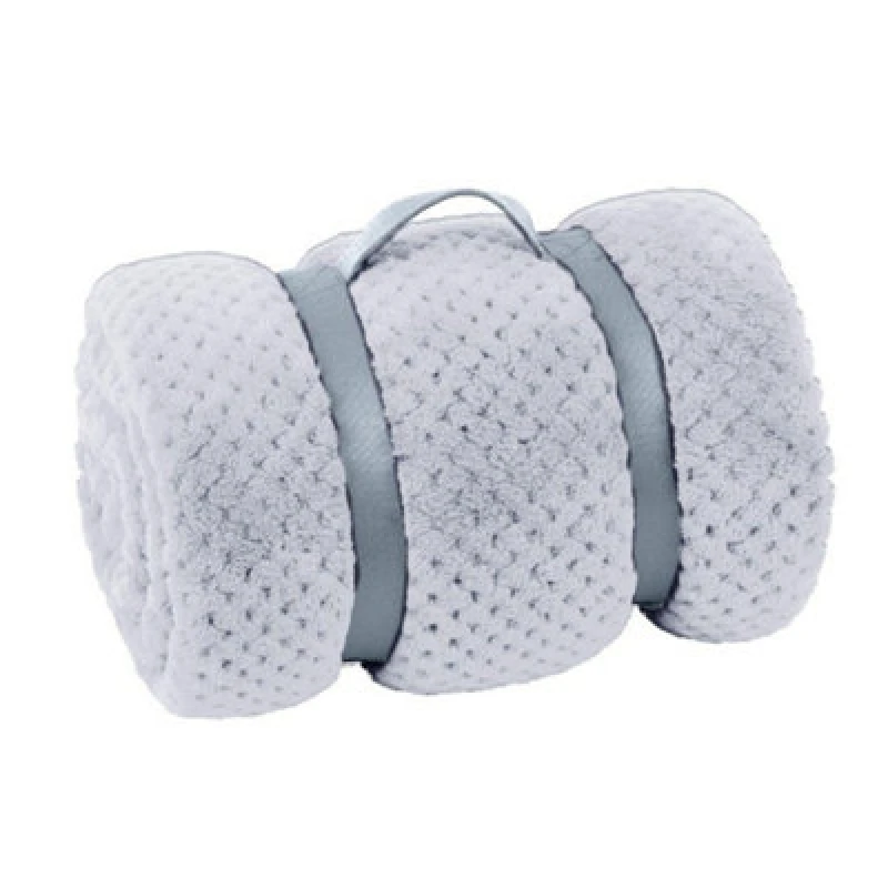 Image of 1000 Mile 1000 Mile Grey Soft Cosy Fleece 130x160cm in Light Grey Light Grey One Size Unisex 5412416185861