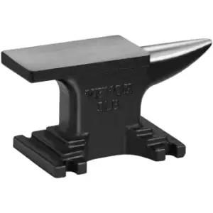 Image of VEVOR Single Horn Anvil, 8.8Lbs Cast Steel Anvil, High Hardness Rugged Round Horn Anvil Blacksmith, Compact Design and Stable Base, Forge Tools and