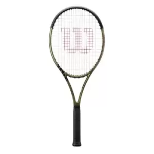 Image of Wilson Blade 104 V8 Unstrung Tennis Racket - Green
