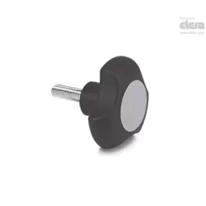 Image of ELESA Lobe knob-VTT.50-C-p-M8x16-C3 Grey