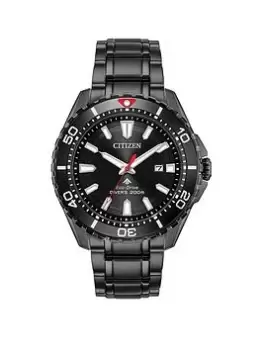 Image of Citizen Promaster Dive Mens Watch, Black, Men
