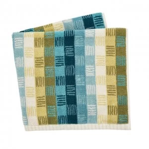 Image of Helena Springfield Blue Cotton 'Neroli' Towels - bath towel