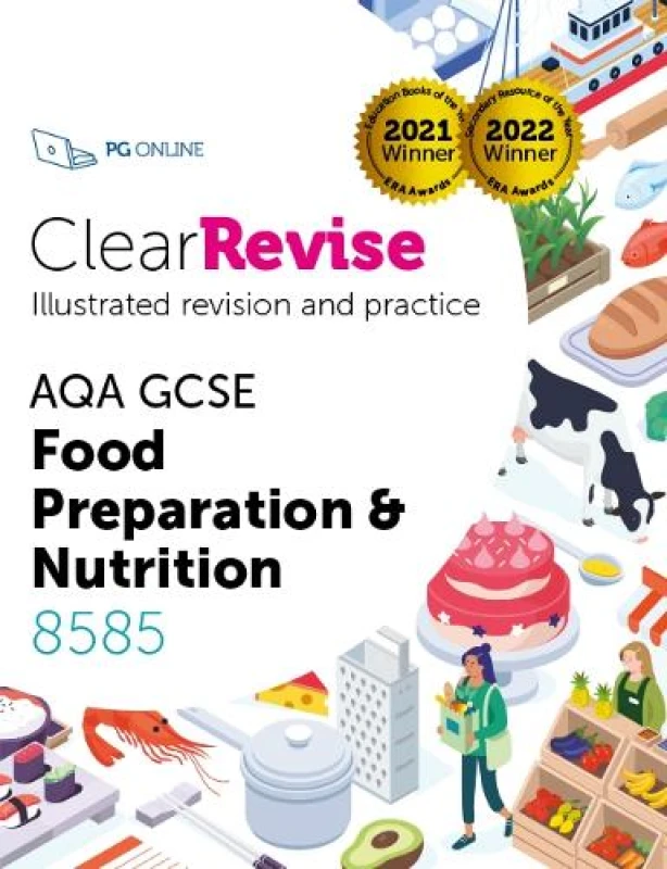 Image of ClearRevise AQA GCSE Food Preparation and Nutrition 8585 Paperback / softback