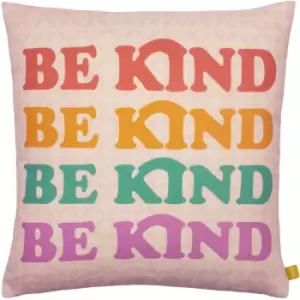 Image of Be Kind 100% Recycled Cushion Multi / 43 x 43cm / Polyester Filled