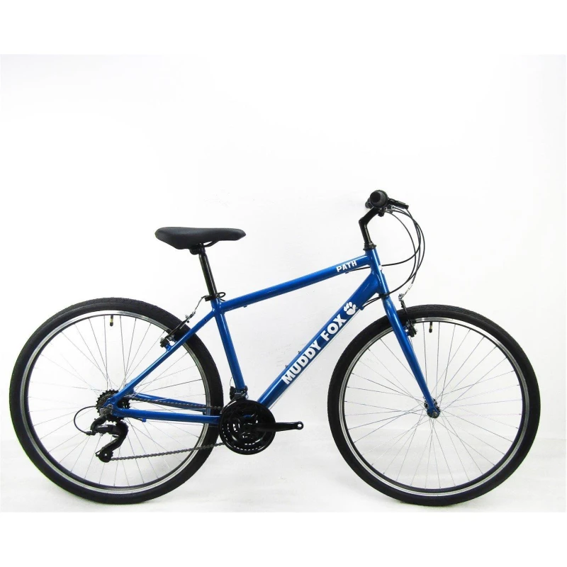 Image of Muddyfox Path Hybrid Bike Adults Blue unisex One Size