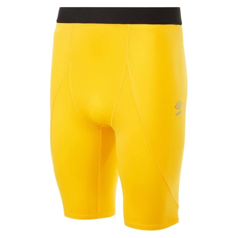 Image of Umbro Umbro Men Player Elite Power Shorts in Yellow Size: Small Yellow S Male 5063107697820