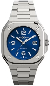 Image of Bell & Ross Watch BR 05 Auto Blue Steel Bracelet