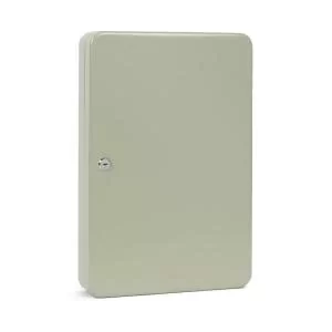 Image of Key Cabinet Steel Lockable With Wall Fixings Holds 100 Key 729301
