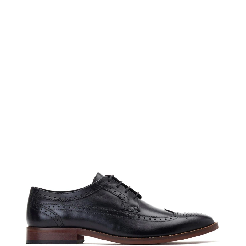 Image of Base London Twain Brogue - Black 7