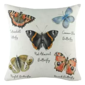 Image of Species Butterflies Cushion Multicolour