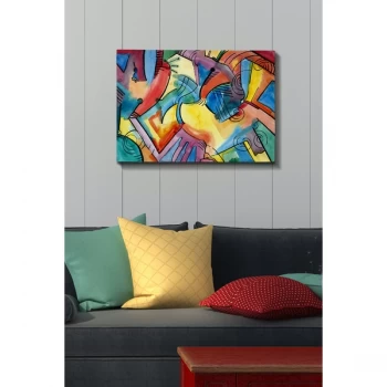 Image of Kanvas Tablo (50 x 70) - 160 Multicolor Decorative Canvas Painting
