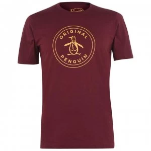 Image of Original Penguin Logo Stamp T Shirt - Port 608