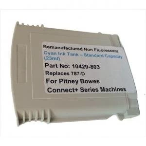 Image of Totalpost Franking Inkjet Cartridge Cyan for Pitney Bowes Connectplus