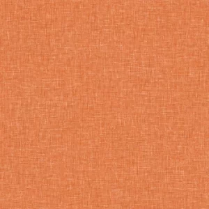 Image of Arthouse Linen Texture Plain Textured Vintage Orange Wallpaper