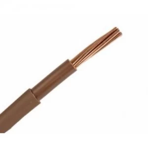 Image of Zexum Brown 25mm 97A Brown Meter Tails 6181Y Round PVC/PVC Harmonised Cable - 5 Meter