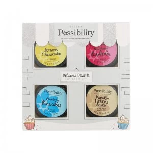 Image of Possibility Delicious Deserts Lip Balm Gift Set 4x20g
