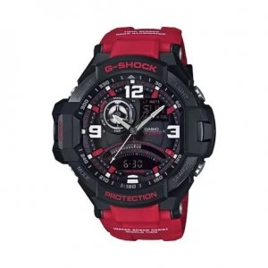 Image of Casio G-SHOCK Standard Analog-Digital Watch GA-1000-4B - Black/Red
