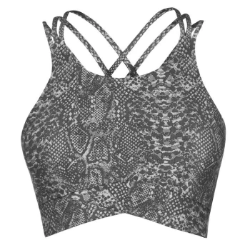 Image of Biba Active Snake Bra - Grey Snake