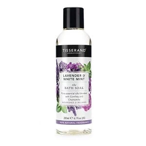 Image of Tisserand Aromatherapy The Bath Soak Lavender and White Mint 200ml
