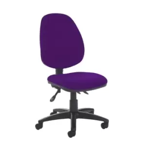 Image of Dams MTO Jota High Back Asynchro Operators Chair with No Arms - Blizzard Grey